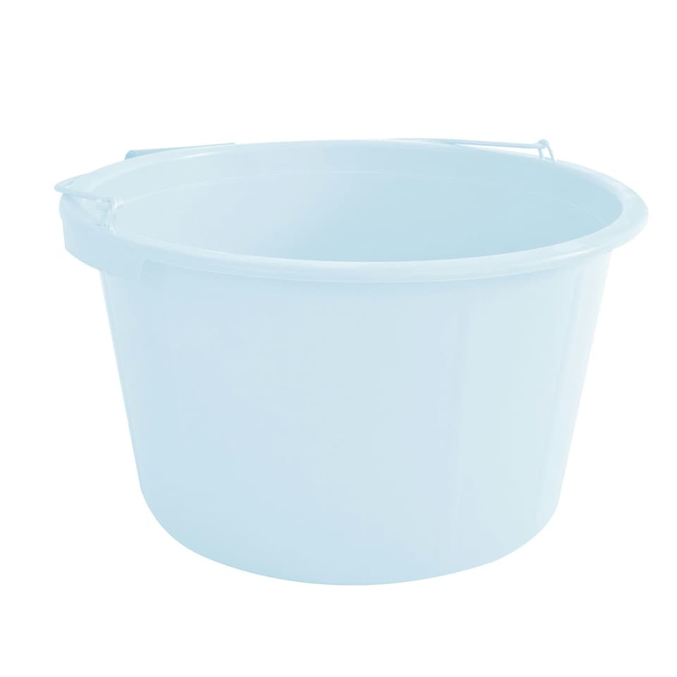 image 1 of Lincoln Feed Bucket - Light Blue - 15 litre