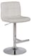image 1 of Allegro Kitchen Bar Stool, Adjustable Height and Swivel Breakfast & Home Barstool, White