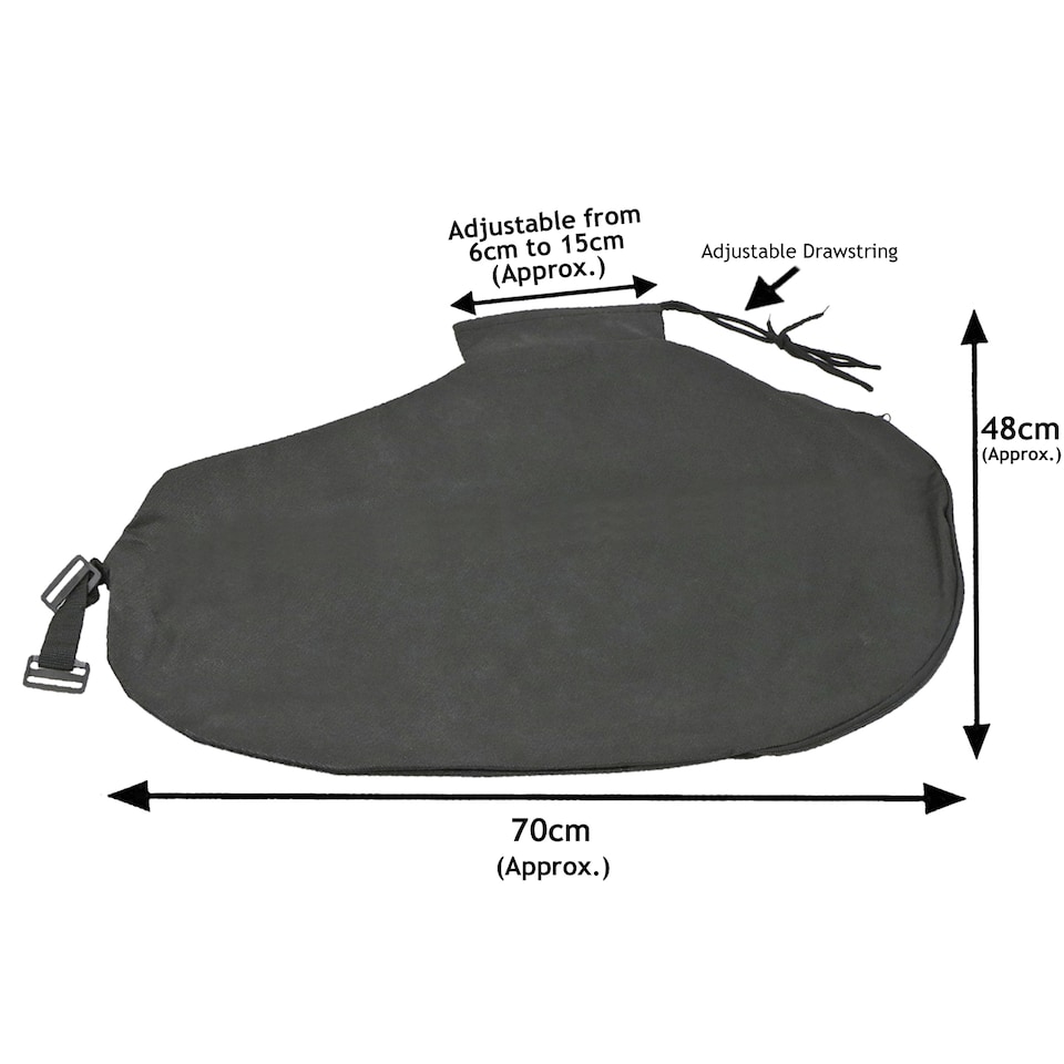 image 1 of SPARES2GO Debris Collection Bag for Spear & Jackson BV3000 GY8900 S30BLV Garden Vacuum Leaf Blower