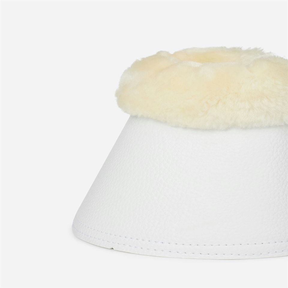 image 1 of LeMieux Fleece WrapRound Over Reach Boots Black | XX-Large