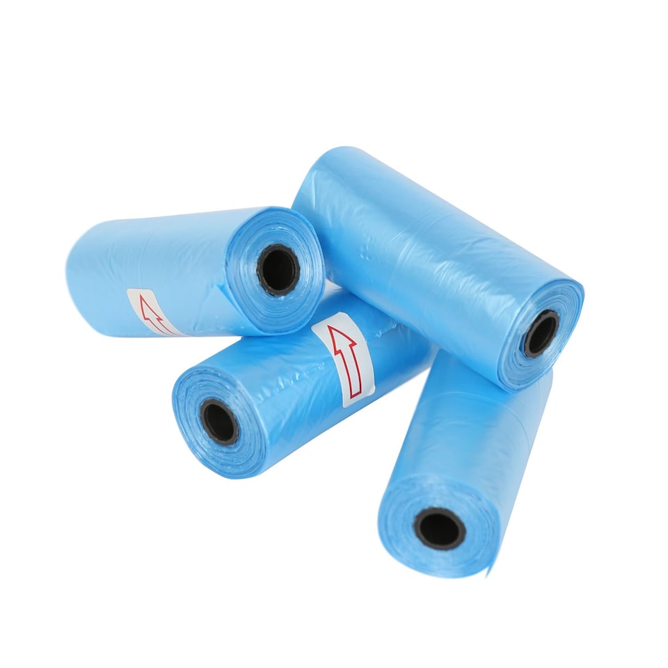 image 1 of Ashley Dog Poo Bags - Blue - Pack of 60