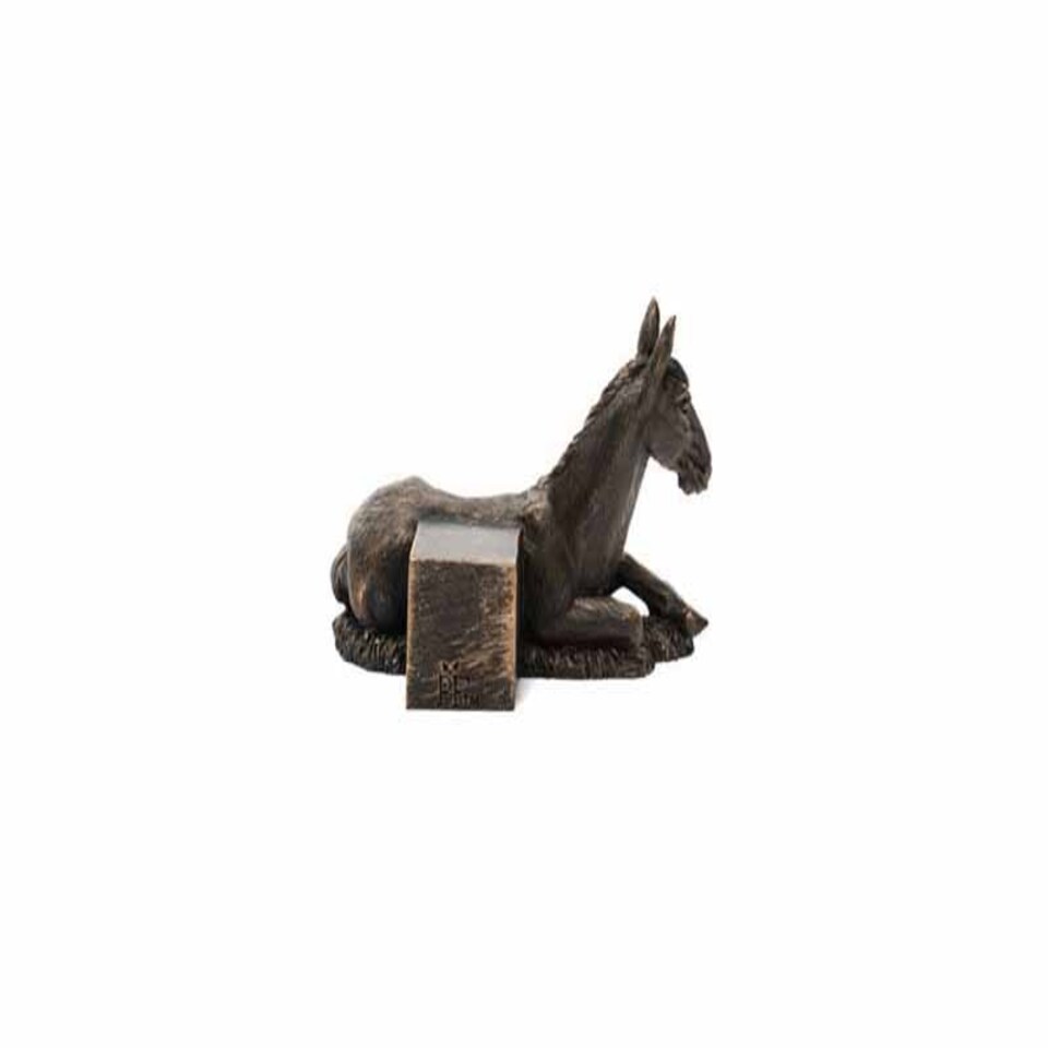 image 1 of Horse Laying Plant Pot Feet - Set of 3 Grey