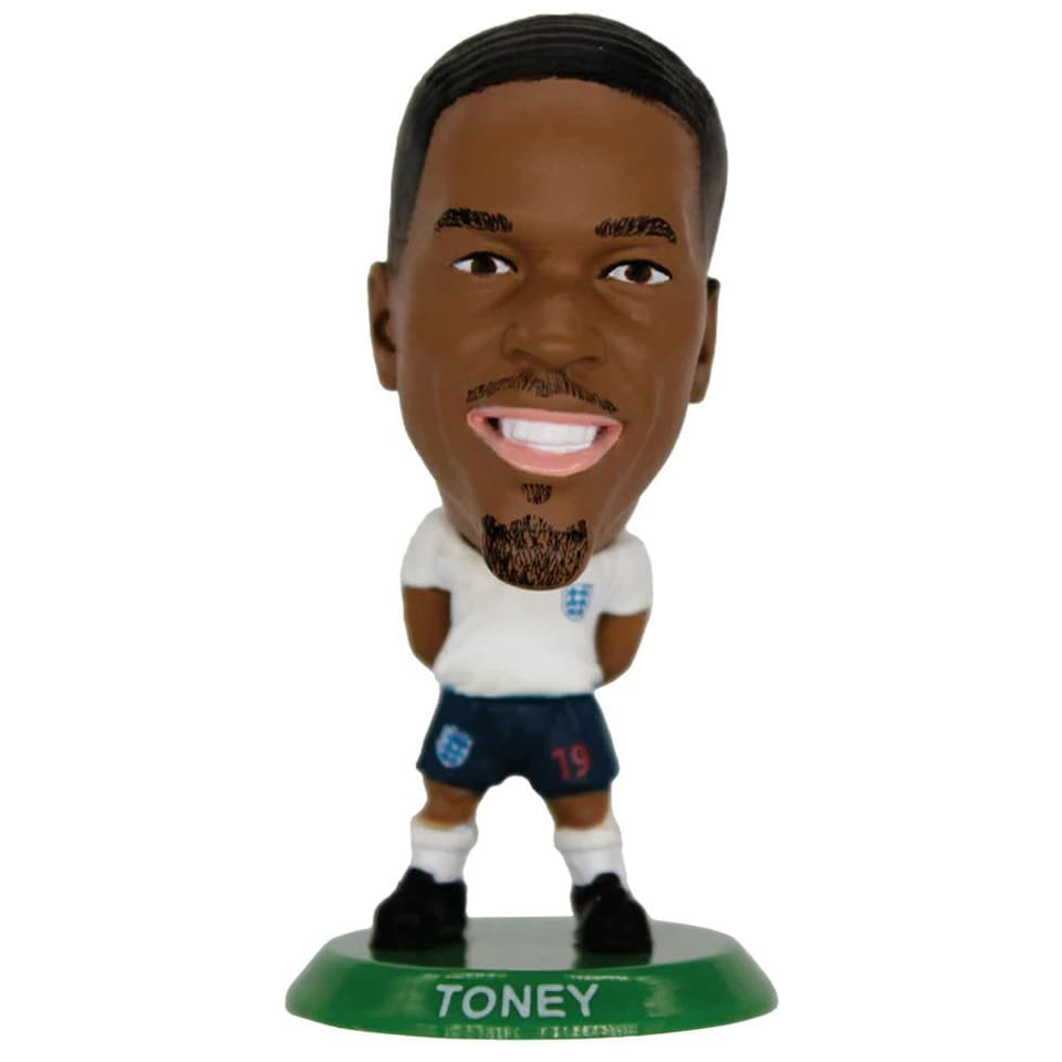 England FA Ivan Toney SoccerStarz Football Figurine - White/Navy Blue - One Size