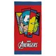 image 1 of Marvel Avengers Badge Cotton Beach Towel - Red/Multicoloured - One Size Red | One size