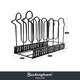 image 2 of Buckingham Multi-Function Pot & Pan Organising Rack - Black Black