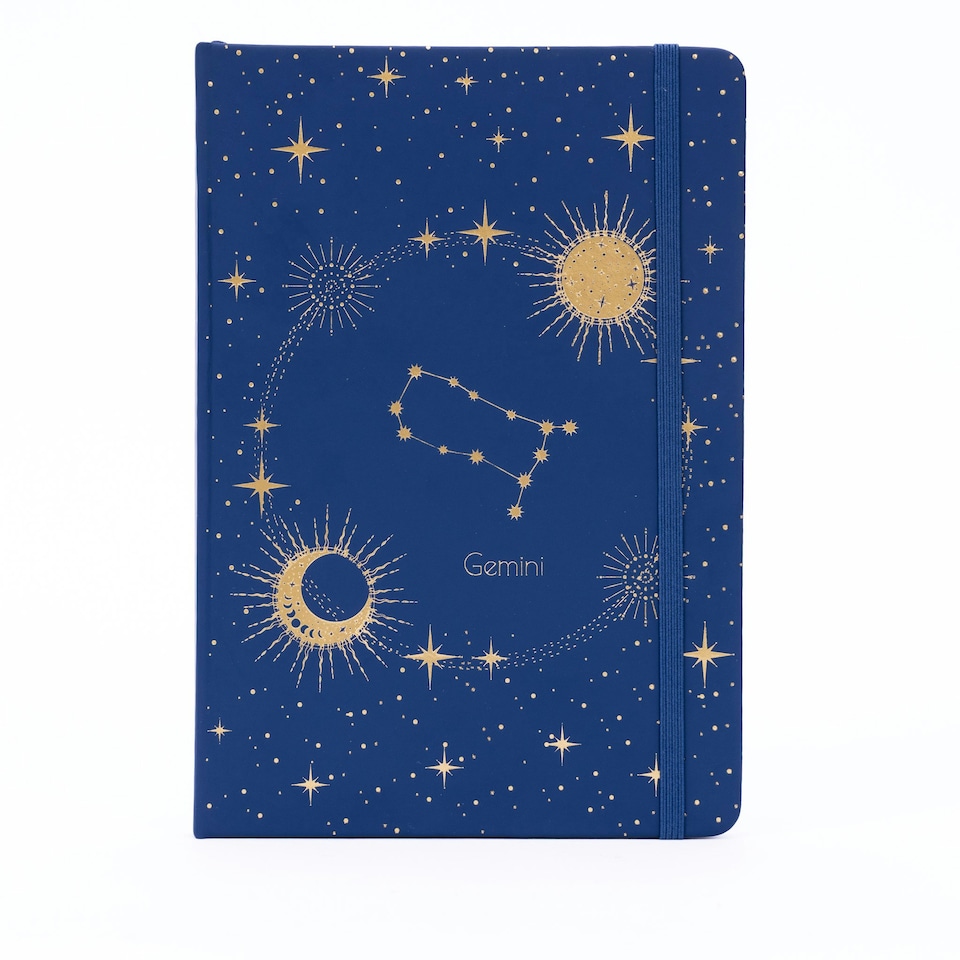 image 1 of A5 Gemini Zodiac Lined Notebook