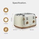 image 8 of VonShef 3000W Kettle and 1500W Toaster Bundle Set Cream