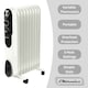 image 2 of EMtronics 9 Fin Oil Filled Heater Radiator - White