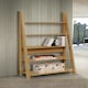 image 2 of Riva Ladder Bookcase 5 Tier Oak Effect