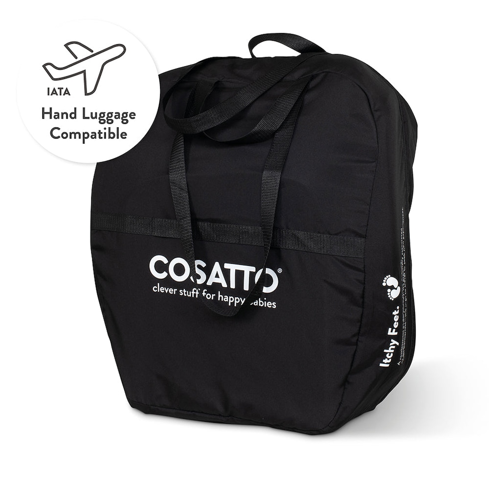 image 1 of Cosatto On The Go iSize Travel Car Seat Lightweight Foldable Booster, Quick Fit, R129 Safety