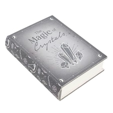 Something Different The Magic Of Crystals Book Storage Box - Grey/White - One Size