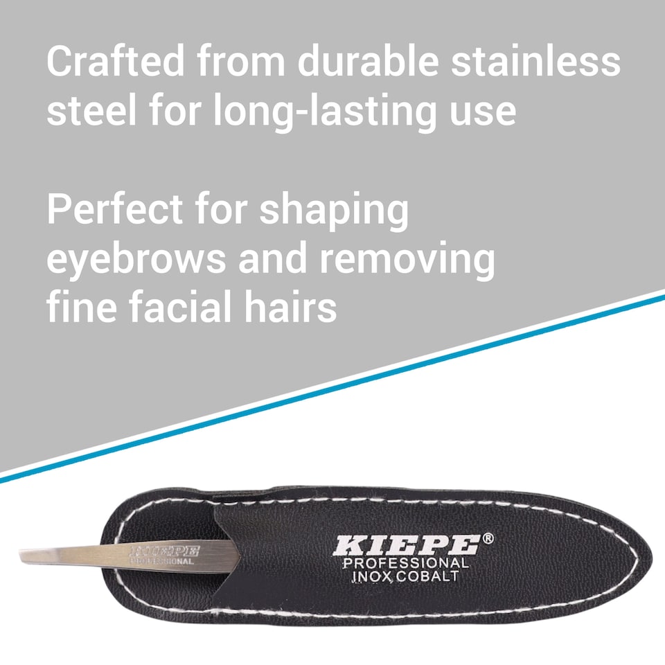 image 1 of Kiepe  - 5114.4 Tweezer Stainless Steel Oblique Tips 3 Inch (8cm)