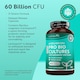 image 2 of Nutravita Probiotics 60 Billion CFU with Lactospore - 21 Strain Probiotics & Prebiotics - Lactobacillus Reuteri & Acidophilus - 60 Capsules