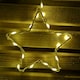 image 8 of 1.2m Warm White LED Star Curtain Lights Christmas Decorations