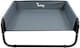 image 1 of Actiaspet Elevated Dog Bed Steel Frame Raised Pet Cot Black or Grey (Grey, Medium)