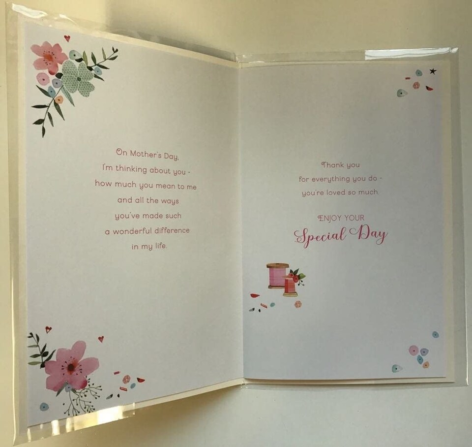 image 1 of Mum from Your Daughter Traditional Photographic Lovey Verse Mother's Day Card