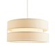 image 2 of Contemporary Quality Cream Linen Fabric Triple Tier Ceiling Pendant Light Shade | Cream | Cream | 1