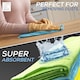 image 2 of Microfibre Cloth Cleaning Cloths Super Absorbent Mixed Colour 40cm x 40cm - Pack of 40