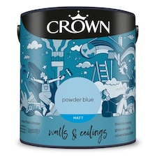 Crown Walls & Ceilings Matt 2.5L Powder Blue
