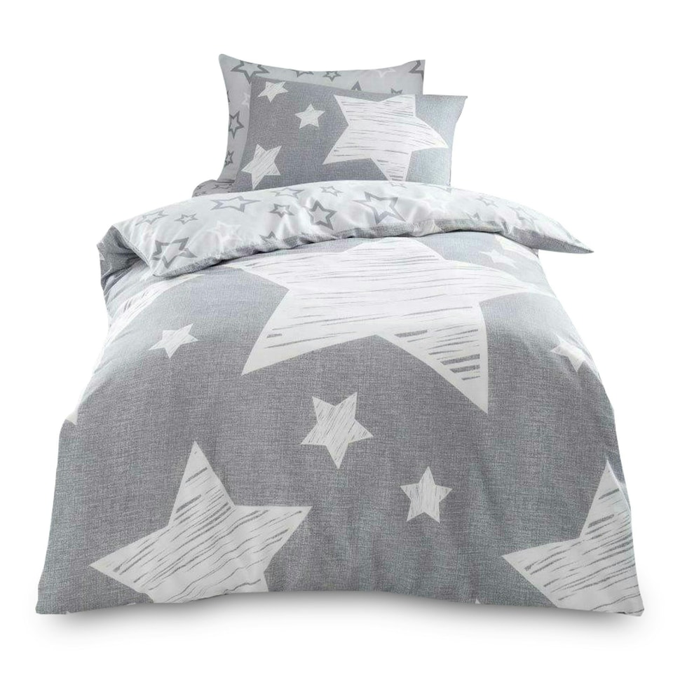 image 1 of VELVETIO Superstar Duvet Cover Set Soft Polycotton Reversible Kids Beddings Pink | Blush Pink | Double