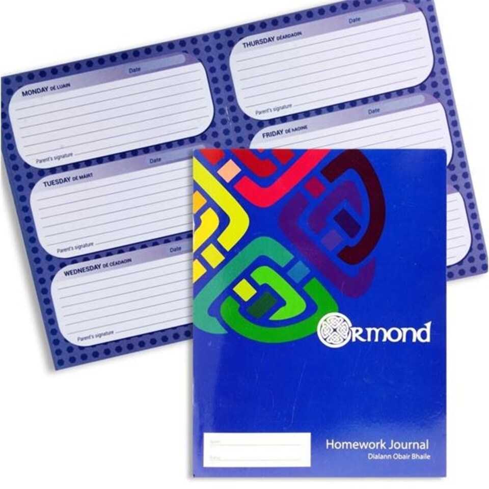 image 1 of 88 Pages Week to View Homework Purple Journal by Ormond