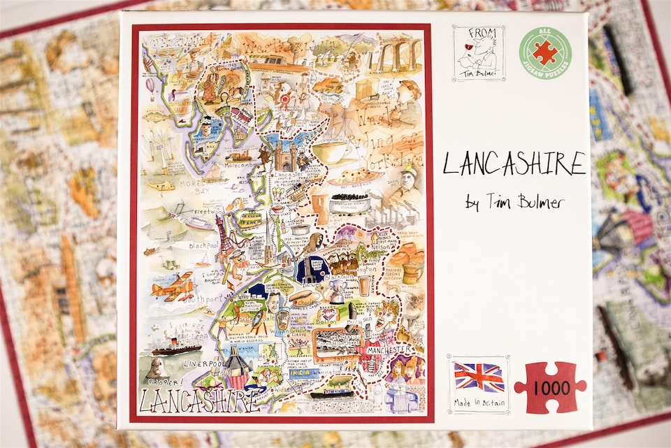 image 1 of Proper Lancashire- Tim Bulmer 1000 piece Jigsaw
