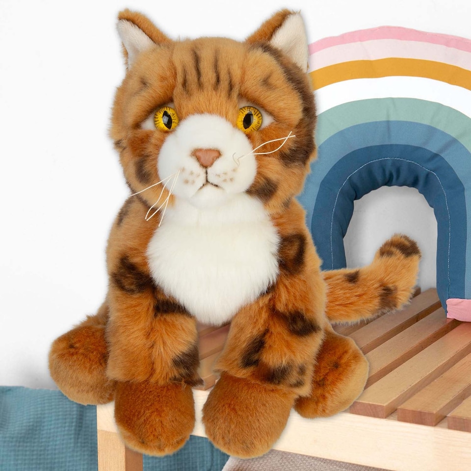 image 1 of PMS Bengal Cat Soft Toy Premium Quality Orange - 30cm x 12cm