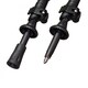 image 5 of Carbon Pole Lightweight 3 Section Adjustable Hiking Trekking Outdoor Gear | Black | Black | One Size | 1