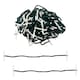 image 1 of Pack of 100 152mm Plastic End Treasury Tags