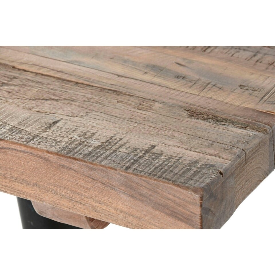 image 1 of Dining Table Home ESPRIT Black Natural Iron Recycled Wood 180 x 90 x 76 cm N/A