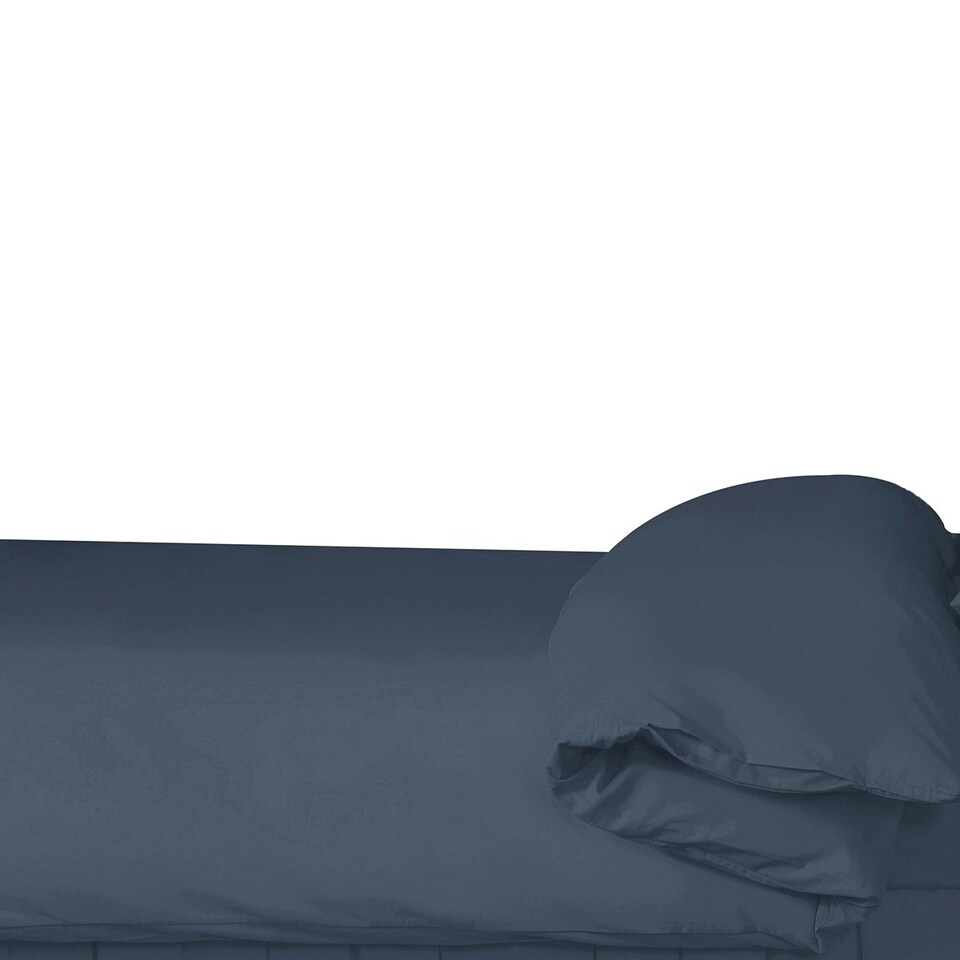 image 1 of Belledorm 200 Thread Count Egyptian Blend Duvet Cover - Storm - Superking
