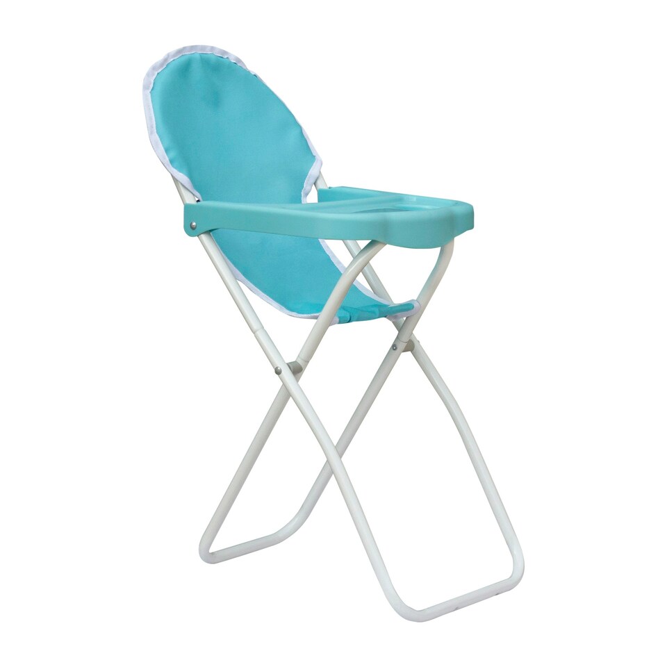 image 1 of Teamson Kids 3 in 1 Doll Nursery Set Blue and White