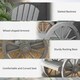 image 6 of Outsunny Adirondack Rocking Chair Porch Poolside Garden Lounging 