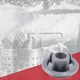 image 3 of SPARES2GO Lower Spray Arm Bushing Bush Cover Centre Support for Smeg Dishwasher