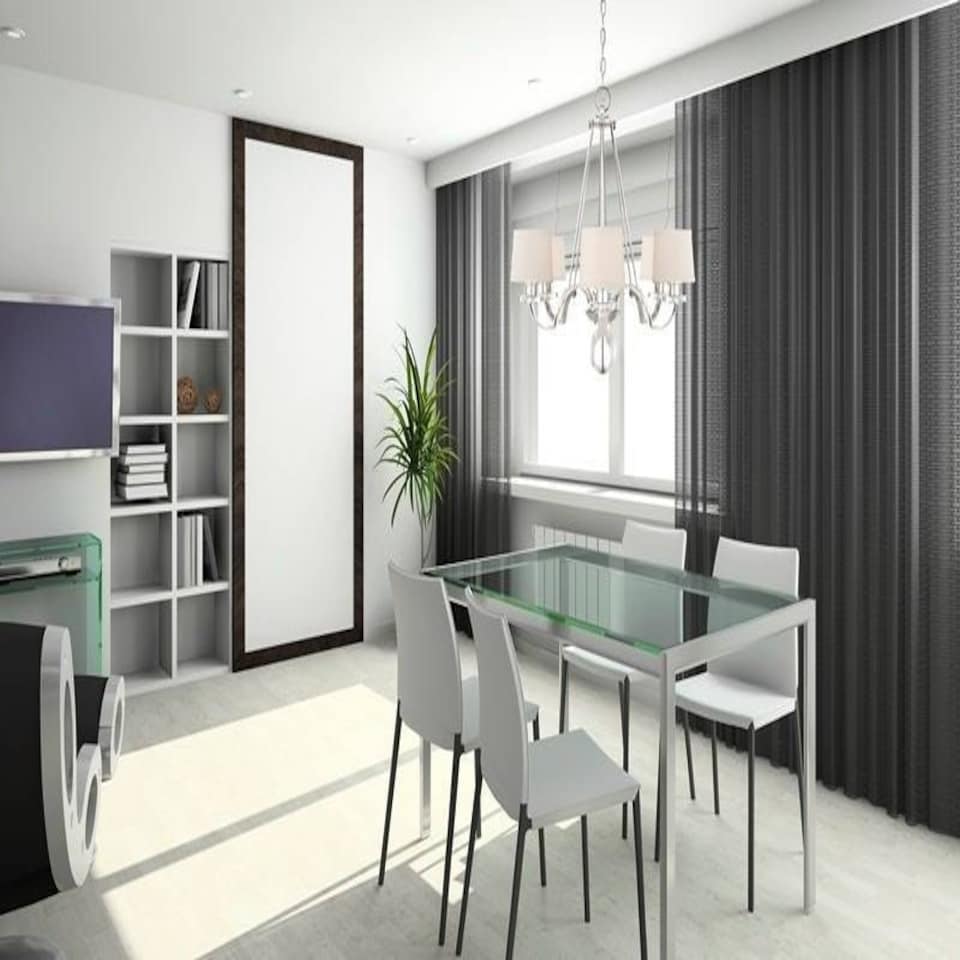 image 1 of Sutton Place 6 Light Multi Arm Chandelier Imperial Silver Finish, E27