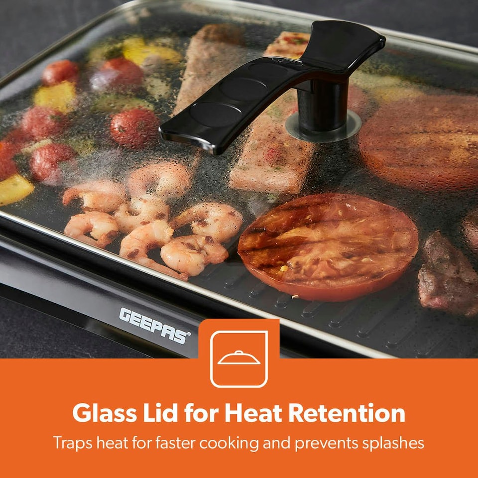 image 1 of GEEPAS Electric Barbecue Grill 1600W