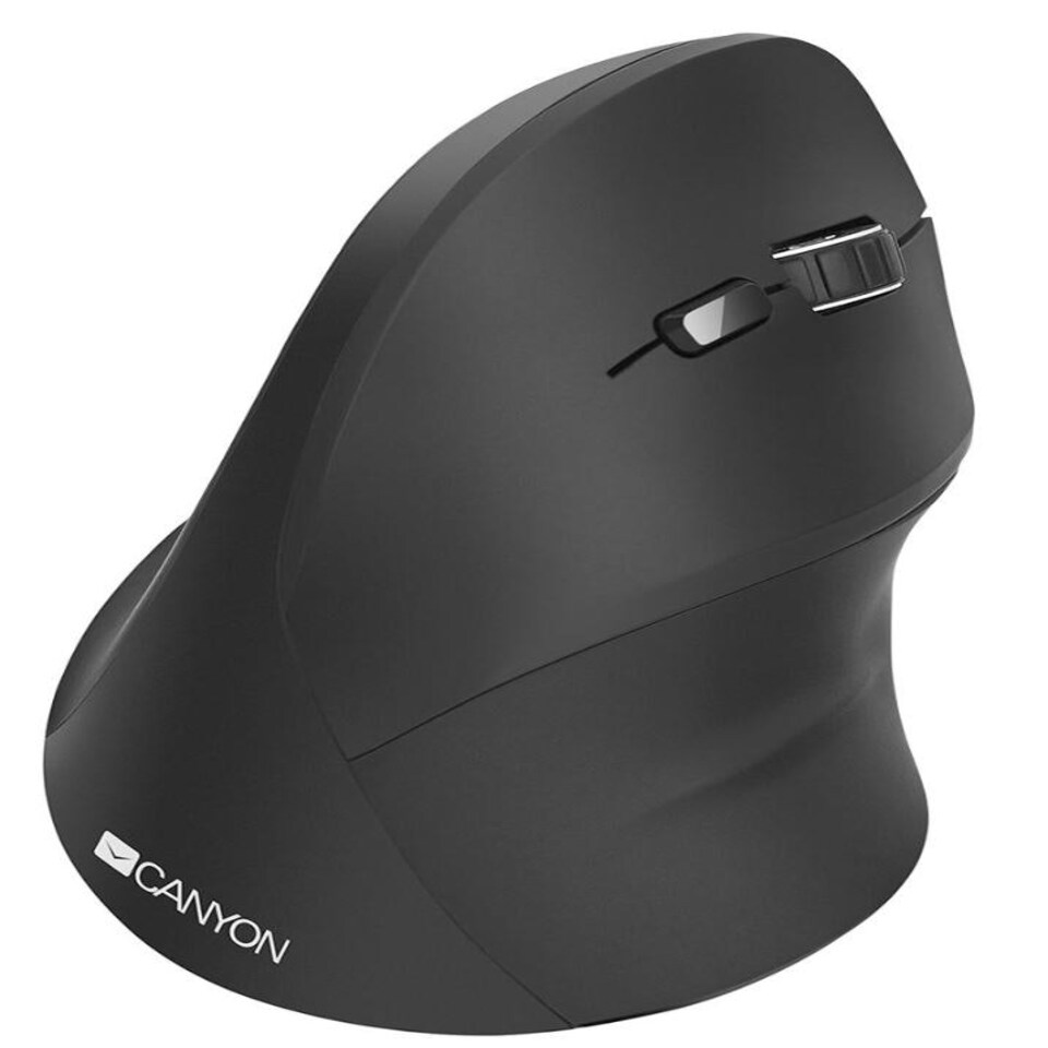 image 1 of CANYON - 6 Button Vertical Wireless Mouse, Black