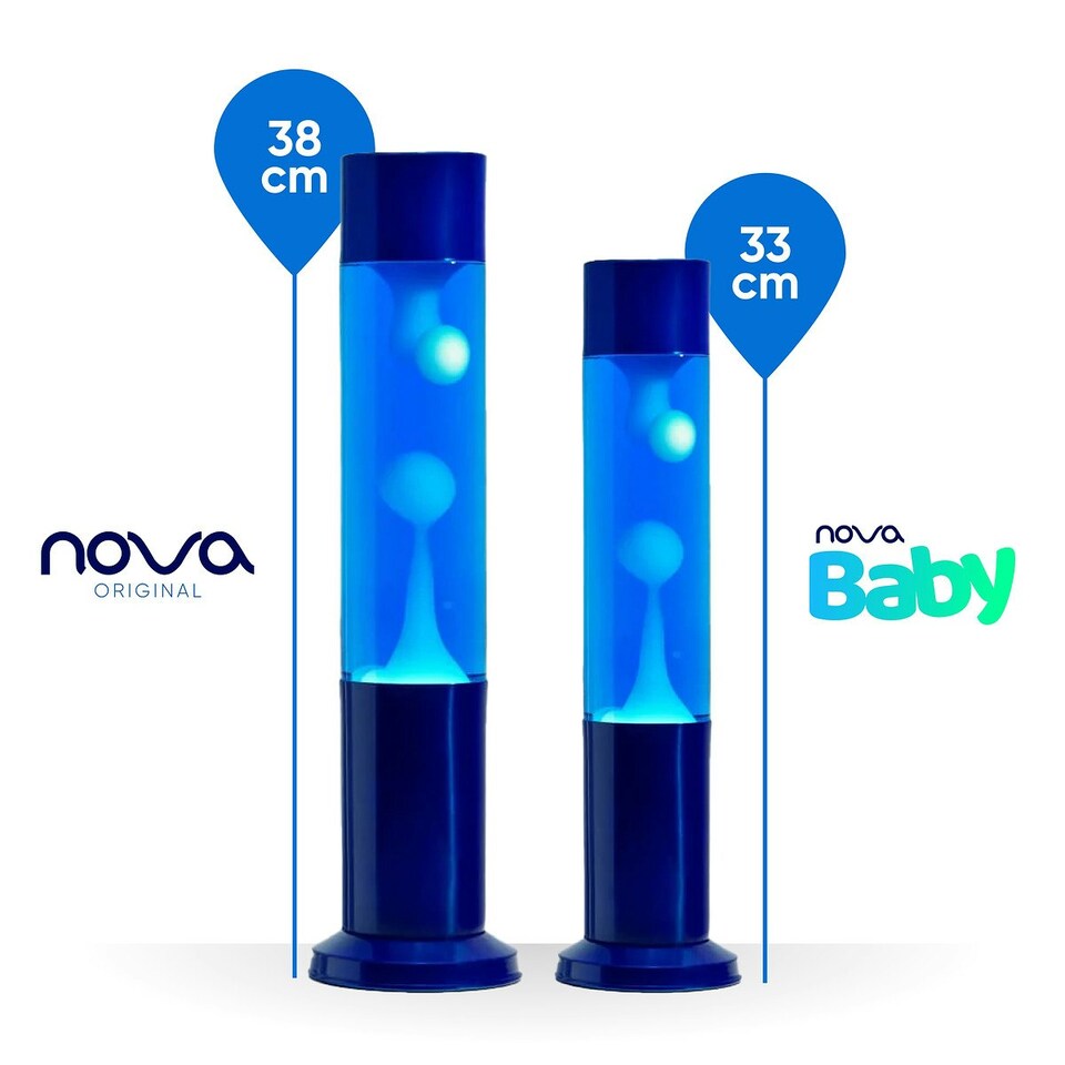 image 1 of Nova Baby Blue Liquid & White Wax Blue