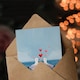 image 3 of Seabird Sweethearts Seagulls on Sandy Beach Valentine's Day Card