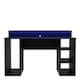 image 4 of Tezaur Black Gaming Desk with Colour Changing LED