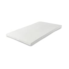 Westwood Fabric Mattress Topper - 3" Deep, Plush Comfort, Breathable Design | White | Small Double