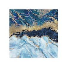 Stone Texture Splash Back | White