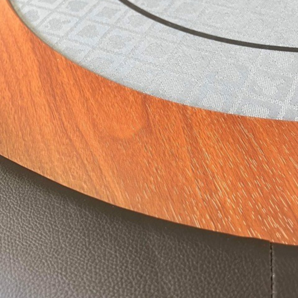 image 1 of Professional Folding Silver Speed Cloth Poker Table Top For 8 Players