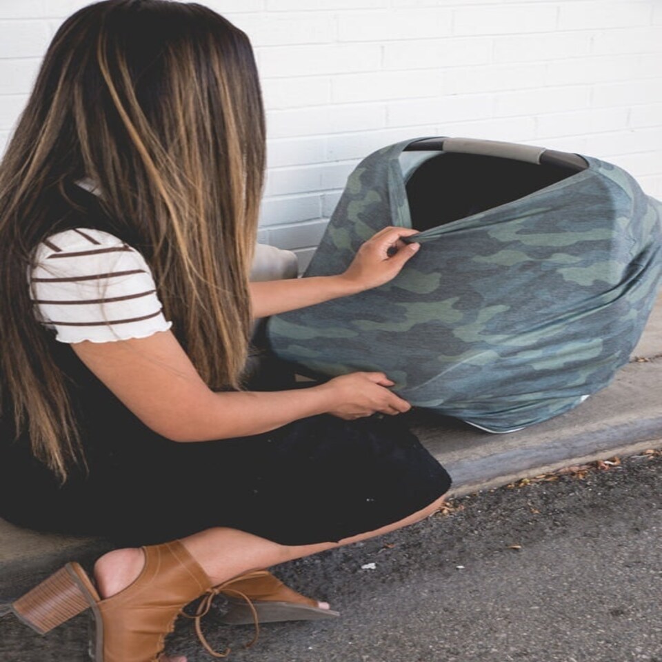 image 1 of Copper Pearl Nursing & Car Seat Cover Hunter
