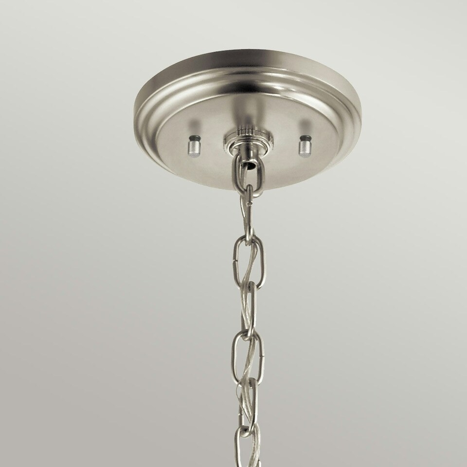 image 1 of Kichler Deryn Multi Arm Pendant Ceiling Light Distressed Antique Grey