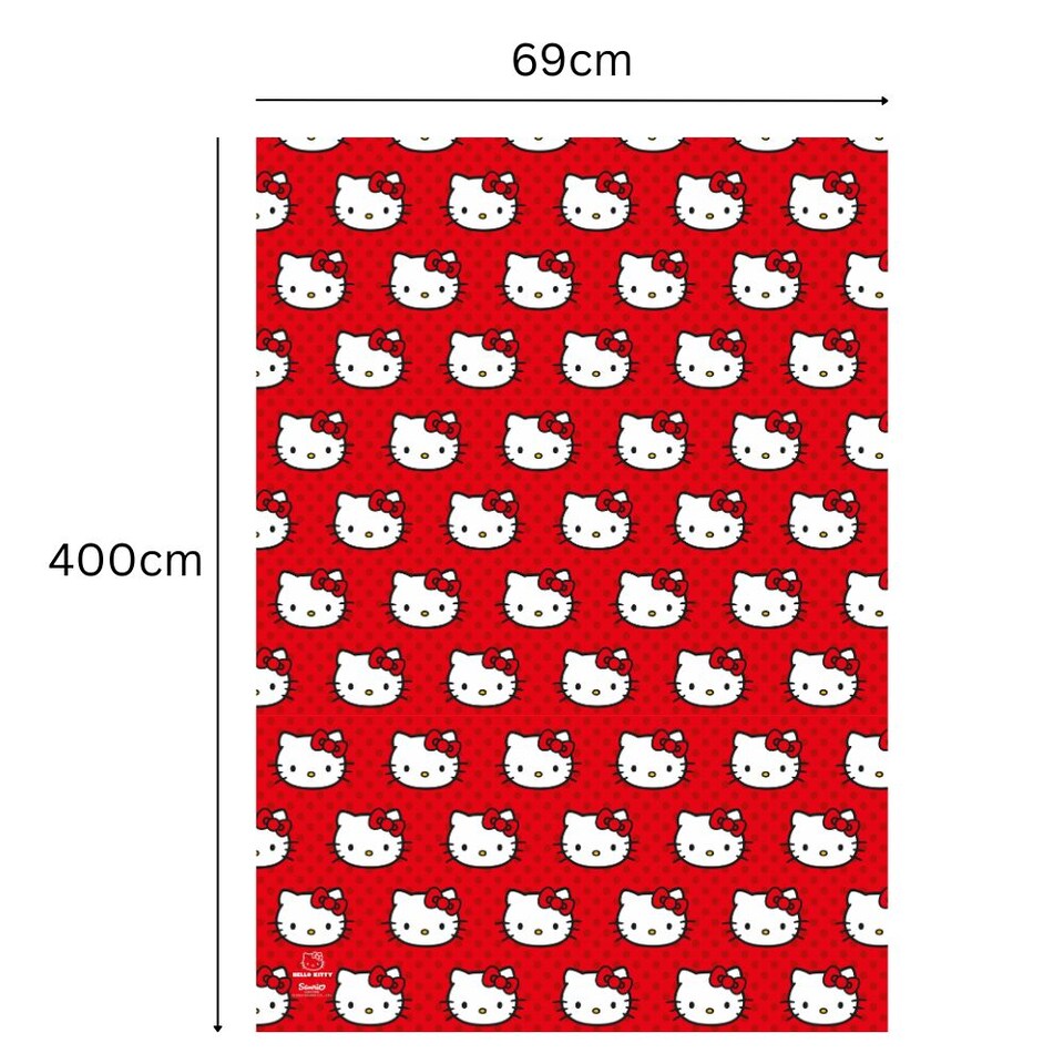 image 1 of Hello Kitty 4m Roll Wrapping Paper