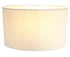 image 2 of Contemporary and Stylish Soft Cream Linen Fabric Oval Lamp Shade - 30cm Width | Cream