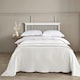 image 3 of Waffle Throw Blanket 225 x 250cm - White