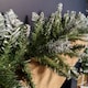 image 4 of 2.7m x 25cm Snow Tipped Plain Christmas Garland with 200 Tips