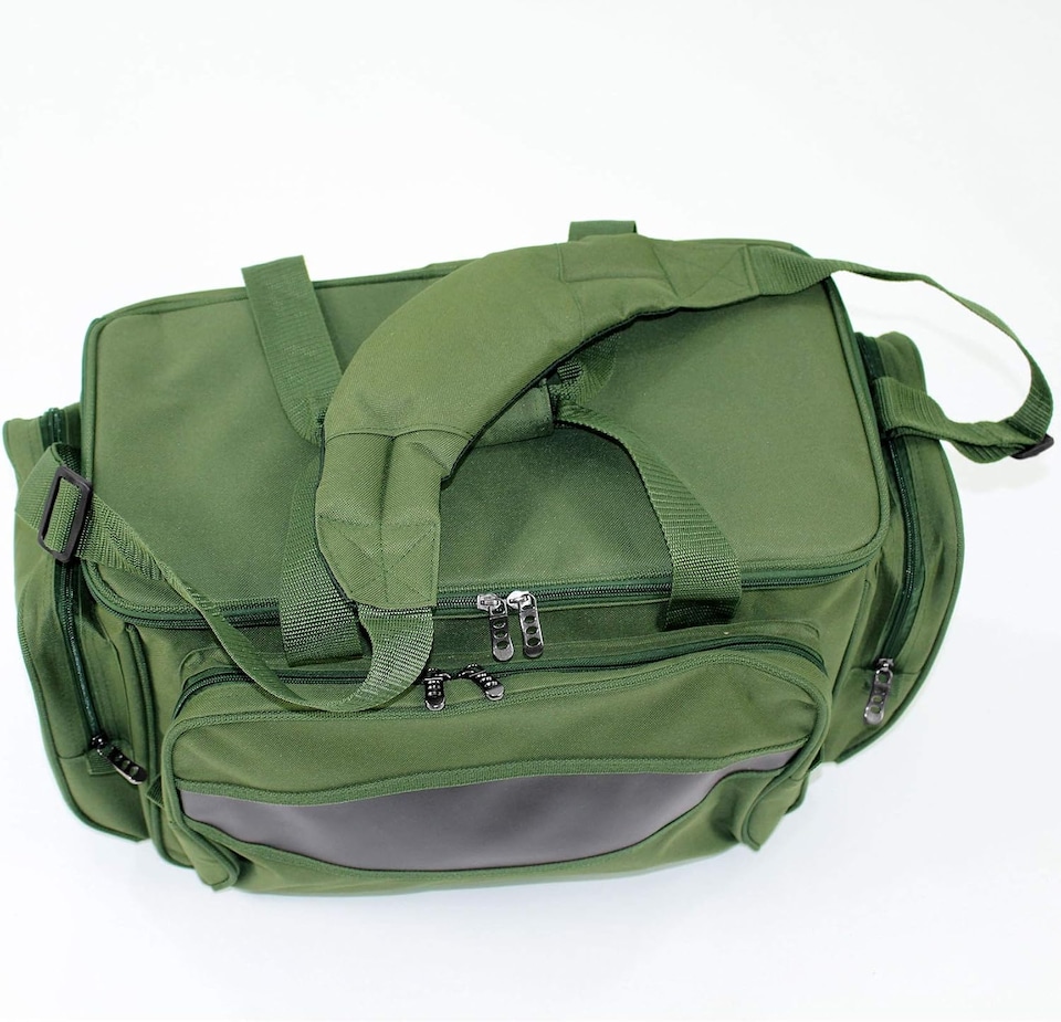 image 1 of Actiaspet Olive Green Heavy Duty Padded Hunting, Shooting, Fishing Carp Bag | 600D Polyester Construction